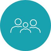 icon of three people